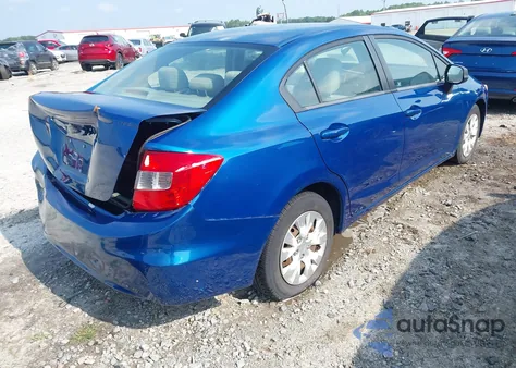 2012 Honda Civic Lx из США, поврежденный, VIN 2HGFB2F50CH535124